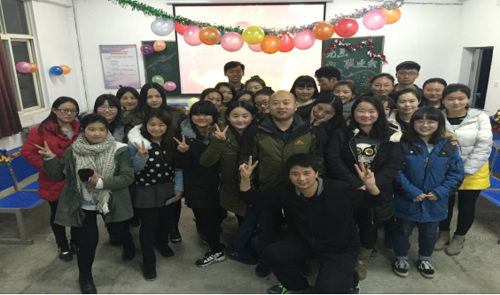 晚会后合影